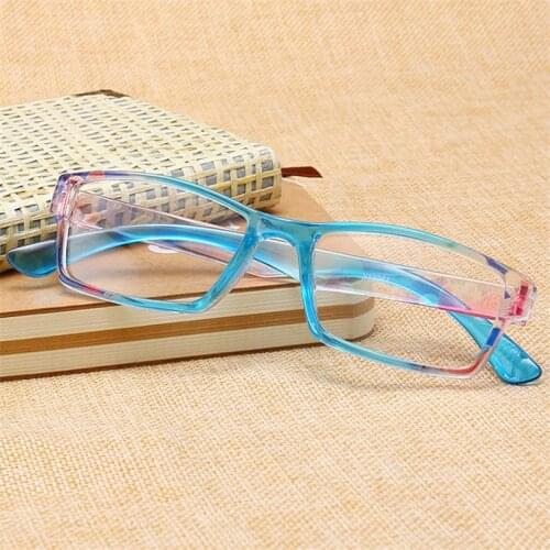 Seemfly Fashion Printing Reading Glasses Men Women Clear Lens Presbyopia Eyeglasses Colorful Frame Reader Spectacles +1.0 To 4.0