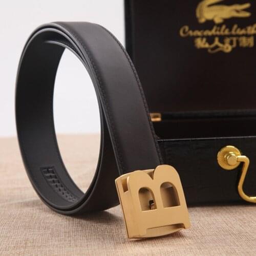 2021 New Letter Men Top Leather COWSKIN Belt luxury letter B Business casual belt Luxury Brand Belts for Men &Women Unisex Fashi