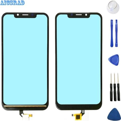 AICSRAD new original Touch Screen For leagoo M11 Touch Screen Digitizer Glass Replacement For Leagoo M 11 Mobile Phone +Adhesive