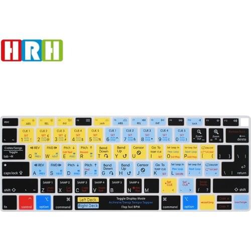 Serato Scratch LIVE Shortcuts Silicone Keyboard Cover Skin for MacBook Newest Air 13" 2018 Release A1932 with Retina Display