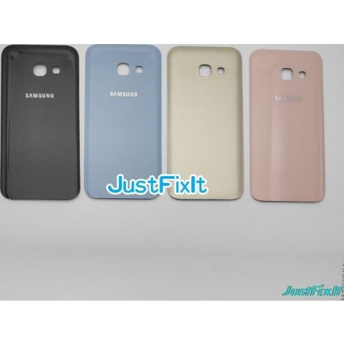 Replace Battery Cover For SAMSUNG Galaxy A3 2017 A320 Back Battery Cover Door Rear Glass Housing Case