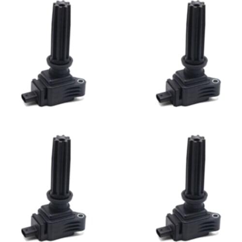 Set 4 Ignition Coils for Ford Lincoln Jaguar Volvo Lander Rover CM5E-12A366-BB