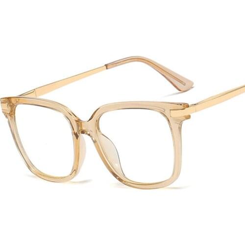 Veshion Square Retro Plastic Titanium Glasses Frames Ultralight Men Women Optical Fashion Computer Glasses