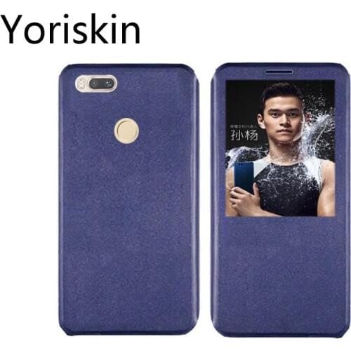 Window View Function Protective Cover For Huawei Honor 7X Card Holders Book Case For Huawei Honor 7X Wallet Flip PU Leather Case