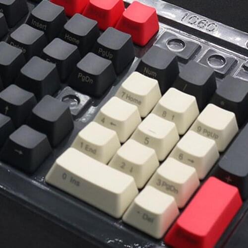 108Pcs PBT Lightproof Wear-resistant Key Caps Mechanical Keyboard Accessories