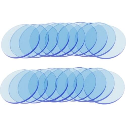 20/pack Wargame Figure Display Stands - RPG Bases - 40mm Round Plastic Bases