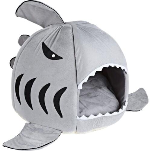 2020 Warm Soft Cat House Winter Pet Sleeping Bag Beautiful Shark Dog Kennel Cat Bed Puppy Small Dog Cushion Sofa pet products