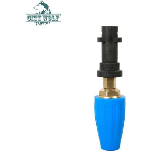 City wolf high pressure washer brass turbo nozzle 3600PSI for Karcher K2-K7 car washer accessory