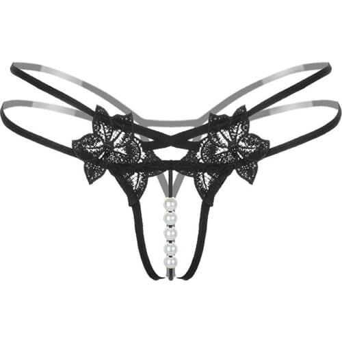 DENNYLITER 2019 New Sexy Lingerie Panties Lace Underwear Women Thong G-String T-back Female Underwear for Women Sexy Lace Thongs