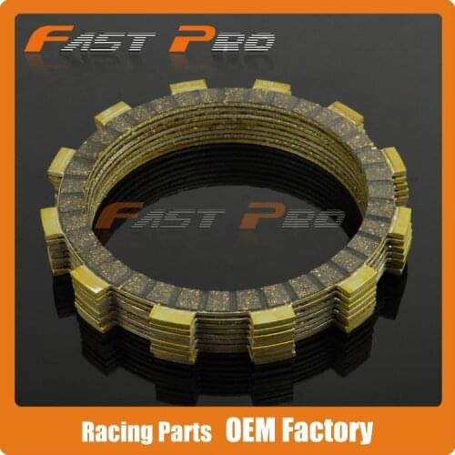 Clutch Plates Disc Set 8pcs for KLX KXF KLX450R 08 09 KX450F 06-14 Dirt Bike MX Motocross Enduro Supermoto SM