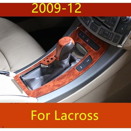 Imitation Peach Wood Headlight Glasses Window Switch Door Moulding Decorated Frame For Buick Lacross 2009 10 11 12 CAA167