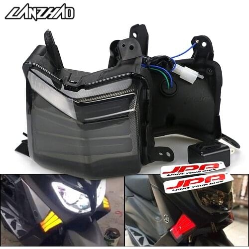 JPA Motorcycle Integrated LED Turn signal Light Indicator Running Light Assambly for Yamaha NMAX AEROX 125 155 2013-2021