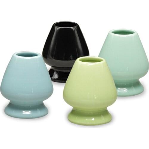 Retra Ceramic Japanese Matcha Holder Chase Reshaper Bamboo Chasen Stand Japan Tea Ceremony Tools GiftSet Stirer Placer