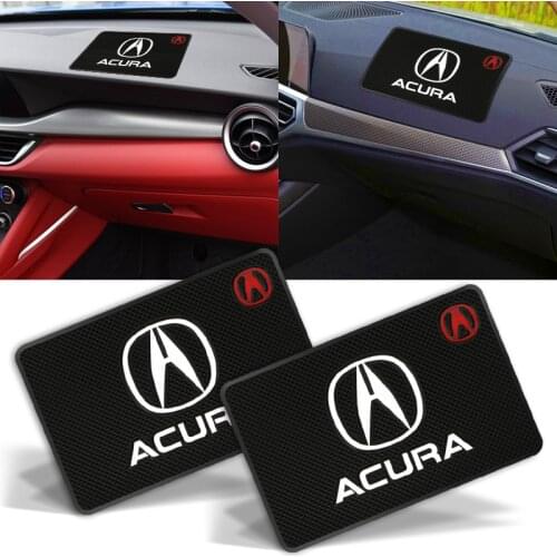 1PCS Car Non-Slip Mat Auto Dashboard Phone Anti-Slip Mat For Acura Integra TSX MDX RDX TL RL NSX TLX ZDX Interior Accessories