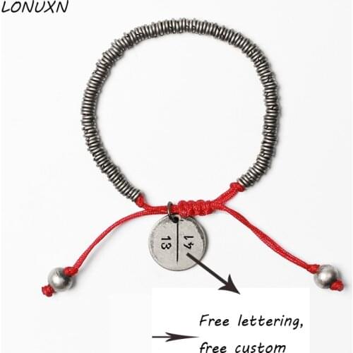 LONUXN Metal Bracelets