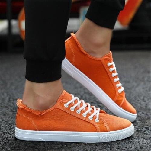 New mens sneakers fashion cloth non-slip wear-resistant lightweight comfortable shoes casual hiking shoes lace men