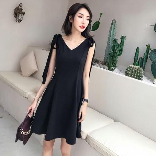 2021 Summer New High waist Sleeveless Women V Neck dress Women Sexy Temperament mini dress Fashion party dress