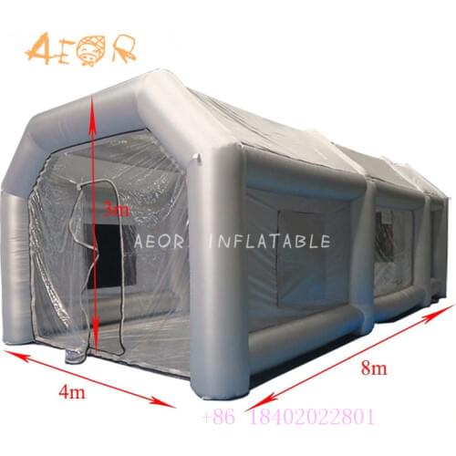 Mobile Portable Inflatable Spray Paint Booth Garage Tent With Filter Car Painting Spray Booths For Cars
