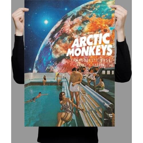W402 Silk Fabric Poster Wall Art Decor ARCTIC MONKEYS (2) CLASSIC MOVIE Trend Fashion Decoration Bright Christmas Gift