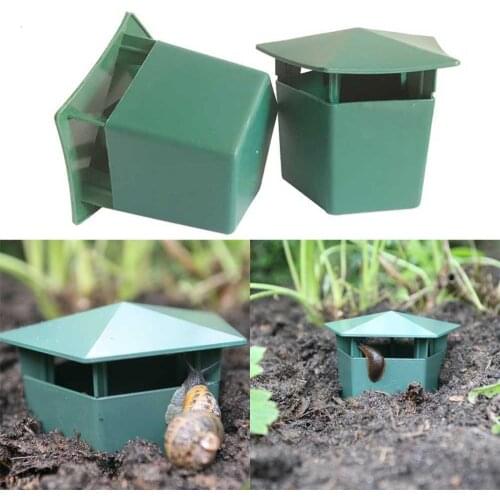 Plastic Farm Protector House Otter Eco Friendly Cage Cleared Catcher Box Planarian Snail Insect Trap Reptile Slug Gardening Tool