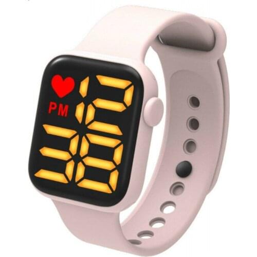 Casual Sports Mens LED Electronic Watches Luxury Digital Women Watch Silicone Strap Men Multifunctional Wristwatch