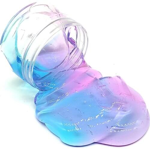 60ml Slime Fluffy Supplies Polymer Clay Charms Slime Glitter Magic Colored Sand Plasticine Toys For Children