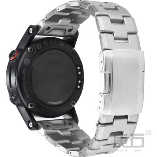 Titanium Alloy WatchBand Strap For Tactix Delta Descent Mk1 Mk2 Mk2i Fenix5 5X plus Fenix6 6X pro Fenix3 Hr