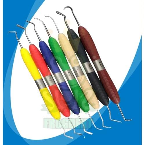 Dentist Hand Instruments Plastic Pluggers Composite Filling Instruments for Restoration/Dental Resin Composite Kit Oral Material