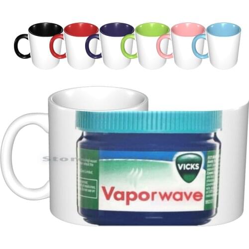 Vicks Ceramic Mugs Coffee Cups Milk Tea Mug Aesthetic Macintosh Plus Seapunk Sad Boys Sad Sad Boys 2001 2001 Tumblr Yung Lean