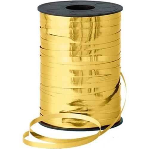 Golden yellow (Gold) Balloon İpi Bright Raffia 8mm x 200m Ornament Rabant