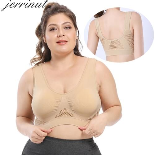 Women Bra Plus Size Seamless Bras For Women Underwear Wireless Vest Bra With Padded Push Up Bralette Everyday Brassiere Bra