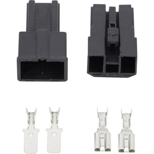 2 Pin Female And Male Auto Toyota Map Sensor Connector Battery Speaker Wire Connector Plug with Terminal DJ7026-7.8-11/21