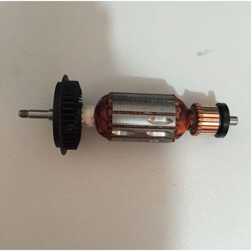 220V Angle Grinder Replacement Electric Motor Rotor (Shell 4 Cables Motor Stator for GWS5-100 6-100) for Bosch GWS6-100