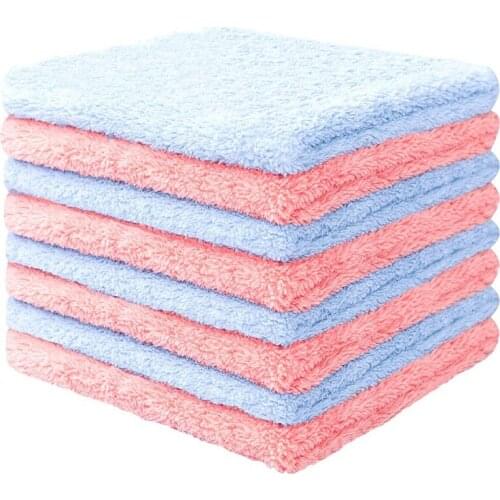 8 Pack Kitchen Dish Towels, Super Absorbent Fast Drying Kitchen Rags, Non Stick Oil Dishcloths, Reusable Tea Towels