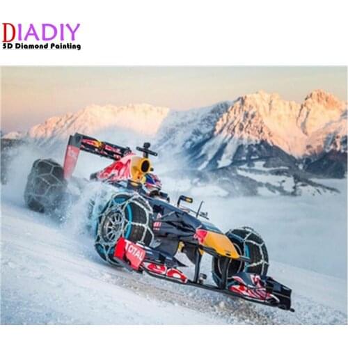 Diamond Painting Full Drill Racing F1 Diamond Embroidery Rhinestones Painting Cross Stitch Diamond Mosaic Gift