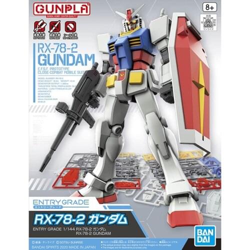 Bandai EG ENTRY GRADE 1/144 RX-78-2 Gundam Originator Action Figures Brinquedos Model