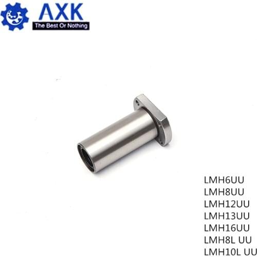 Free shipping 2pcs/lot LMH8LUU LMH10LUU LMH12UU LMH13UU LMH16UU LMH8UU LMH6UU 8mm type flange linear bearing CNC Linear Bush 3D