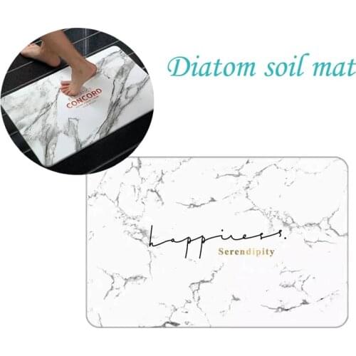 Quick-Drying Anti-slip Mat For Bathroom, Natural Diatom Mud Hard Mat, Absorbent Mat For Kitchen And Bathroom