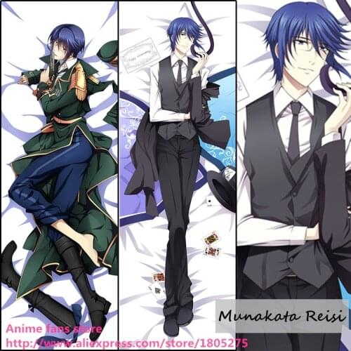 Cool Anime K Return Of Kings Munakata Reisi BL Male Japanese Pillowcase Pillow Case Cover decorative Hugging Body Bedding