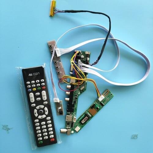 For L141X1-1 USB AV VGA HDMI Resolution TV Controller Board Digital Signal 20pin Interface Module 1 lamps 14.1"1024X768