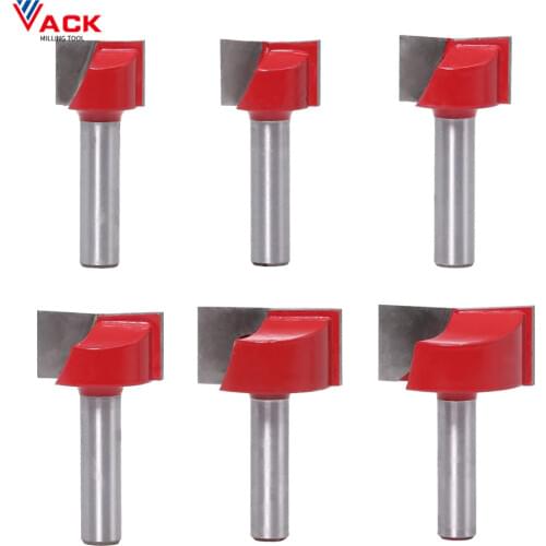 VACK 8mm Cleaning Bottom Router Bits For Wood Engraving Bit Solid Carbide CNC Milling Cutter End Mill Woodworking Tools 30mm 32m