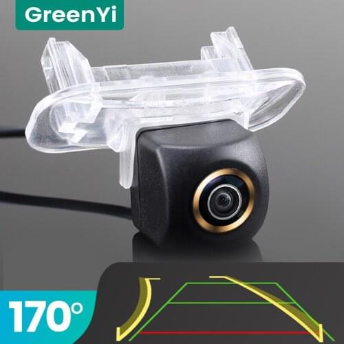 GreenYi Trajectory 170° AHD Car Rear View Camera for Mercedes-Benz B200 A160 K 2009-2014 Night Vision Reverse Reversing 4 pin