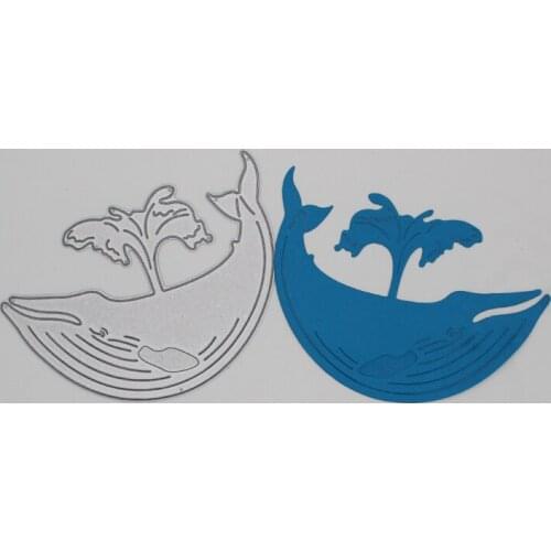 Marine life whale metal cutting dies mold decoration Scrapbook paper craft knife cutting dies mould blade punch stencils dies
