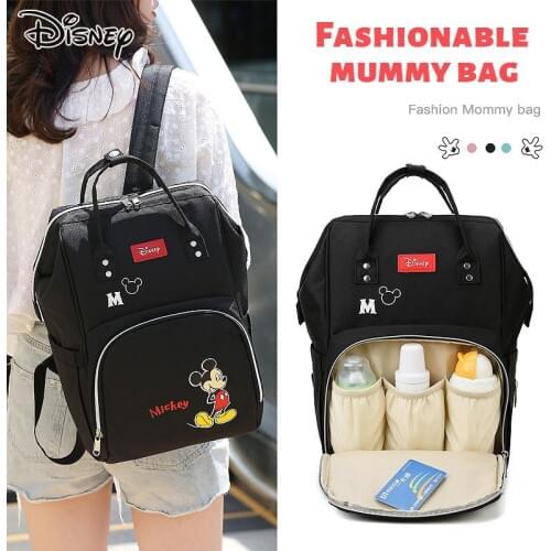 Disney Diaper Mummy Baby Bag Backpack Multi-function Large Capacity Maternal And Child Bag Pregnant Women 2021 New Year Gift