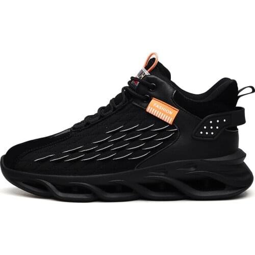 Men Running Shoes Trainers Sports Shoes Brand Platform Cushioning Chunky Sneakers Zapatillas Deportivas Big Size 44 Four Seasons