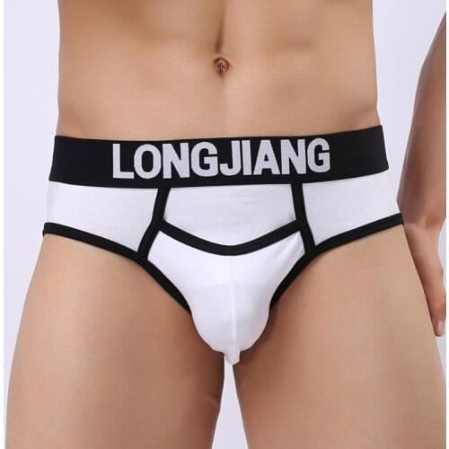 Mens Underwear Cotton Sexy Men Briefs Breathable Mens Slip Cueca Male U Penis Pouch Panties Underpants Briefs
