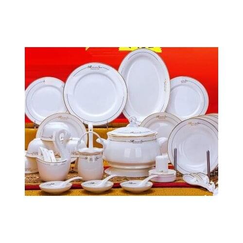 Dinnerware Sets 56 pieces of bone china tableware