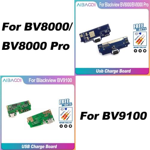 New Original usb plug charge board For Blackview BV9100 Mobile Phone Flex Cables charging module phone Mini USB Port