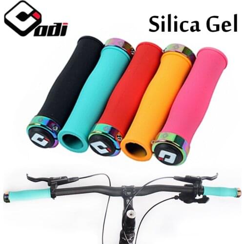 ODI Silica Gel Bicycle Grips Anti-skid Shock-absorbing Mountain Bike Handle Grip 130MM For Road Folding cycling Accesories