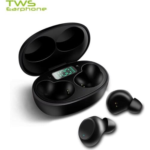 TWSearphone J2 Bluetooth Earphone Big Charging Box Tws Headphone Led Display Earset Waterproof Audifonos Bluetooth Inalambrico